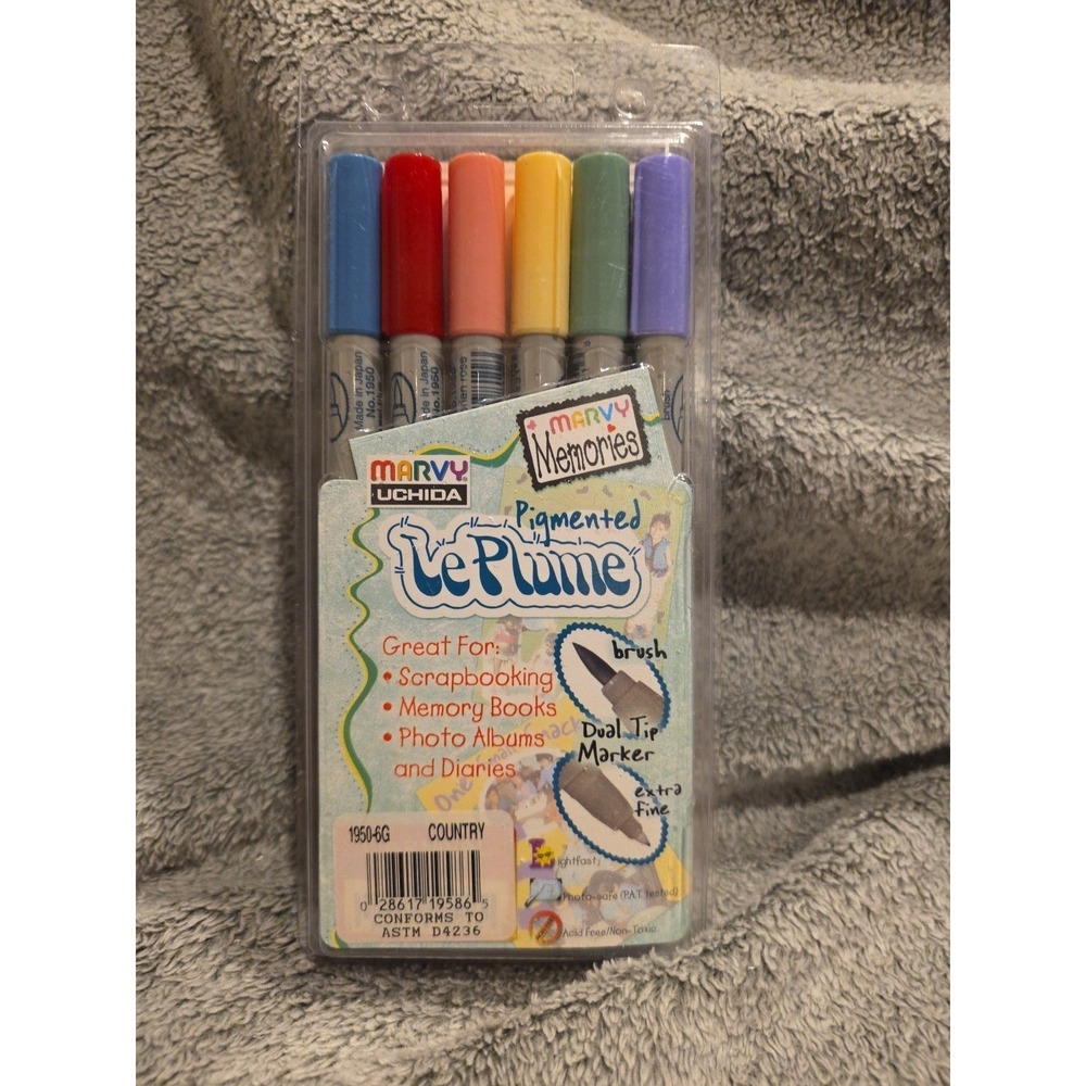 Marvy Uchida Pigmented Le Plume Dual Tip Markers